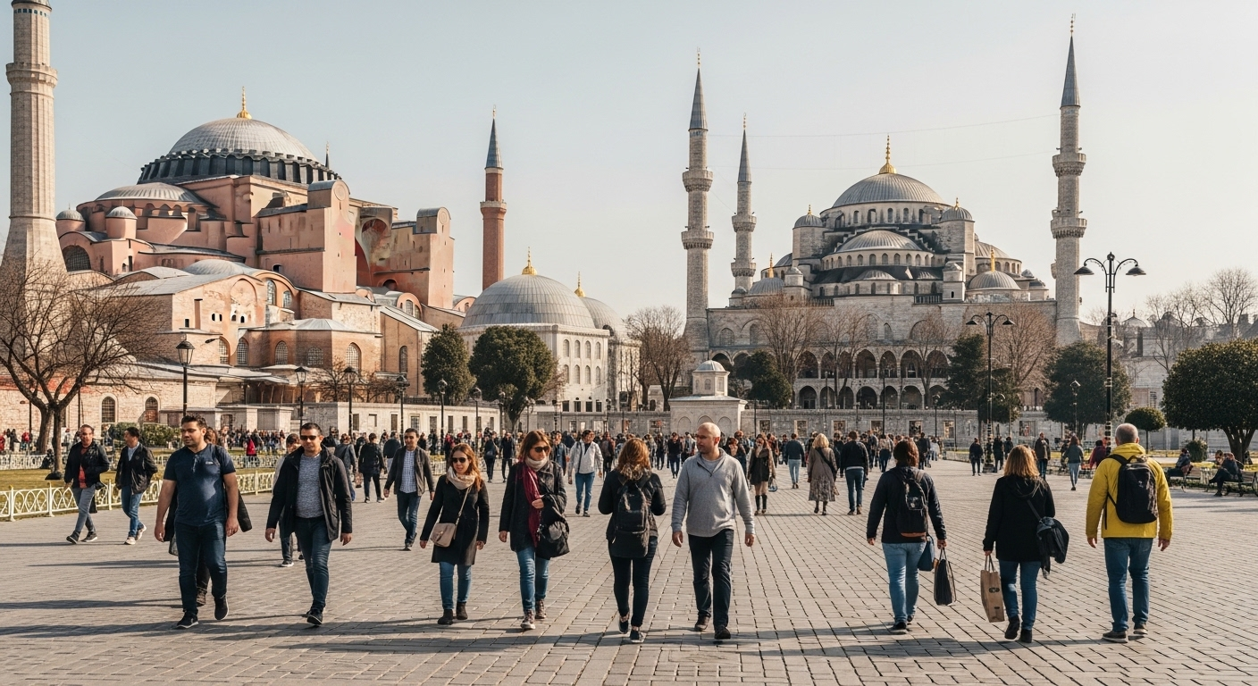 Hagia Sophia to Blue Mosque