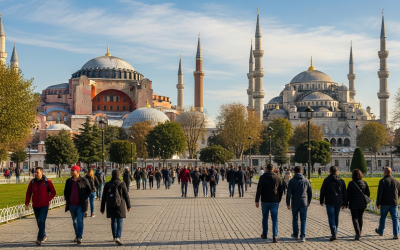 Car Rent Services: From Hagia Sophia to Blue Mosque, Turkey