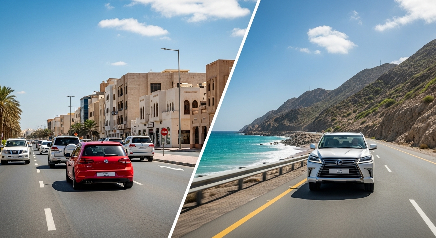 Top 5 Car Rental Services Muscat