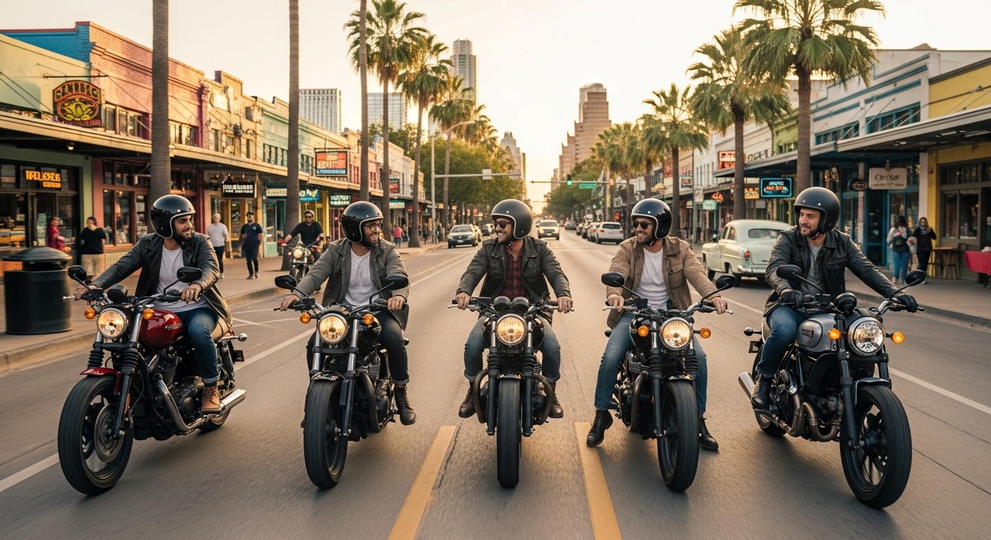 Renting a bike in Austin 