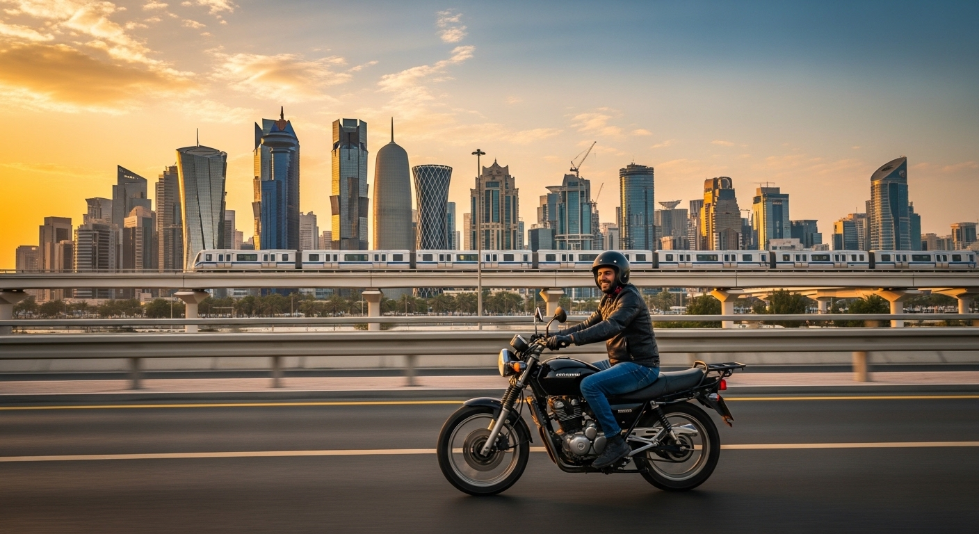  bike vs public transport in Doha 
