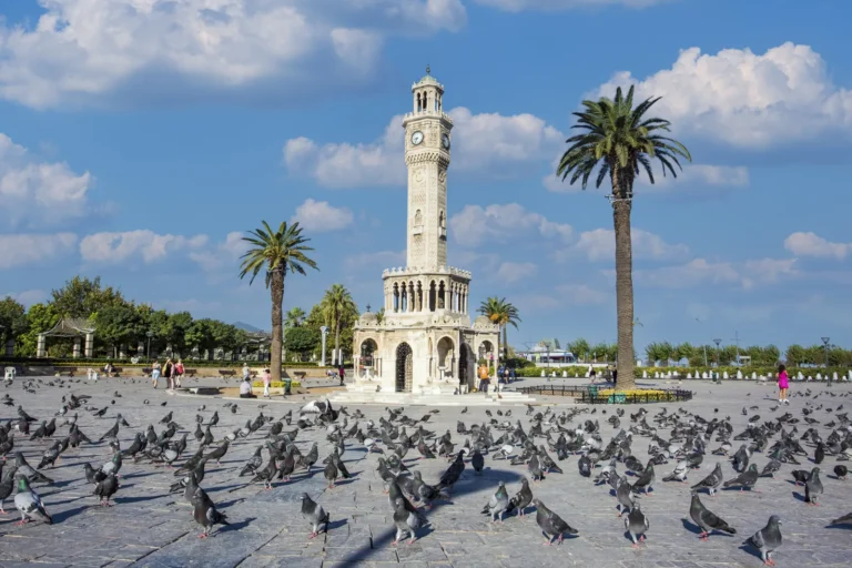 Izmir Clock Tower on Konak Square, Izmir, Turkey