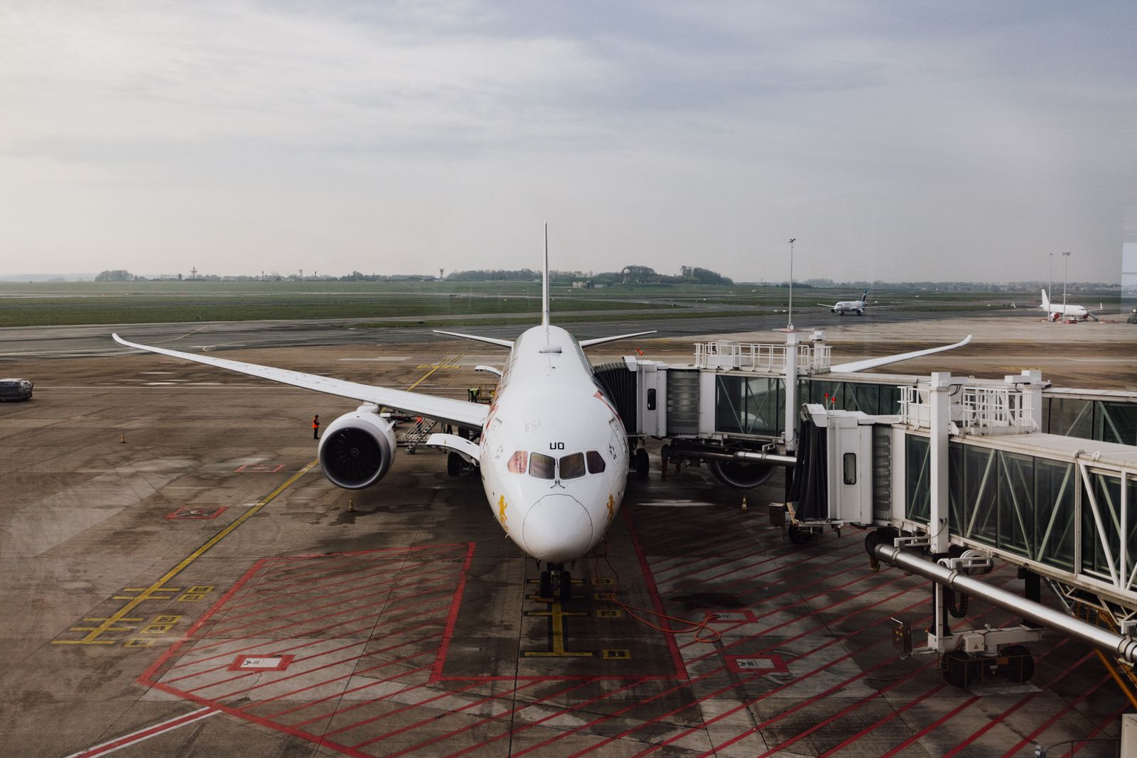 Traveler at the airport