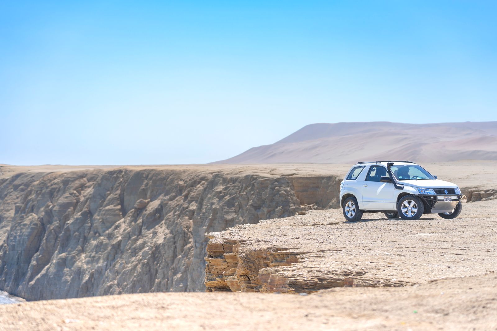 SUV on a road trip