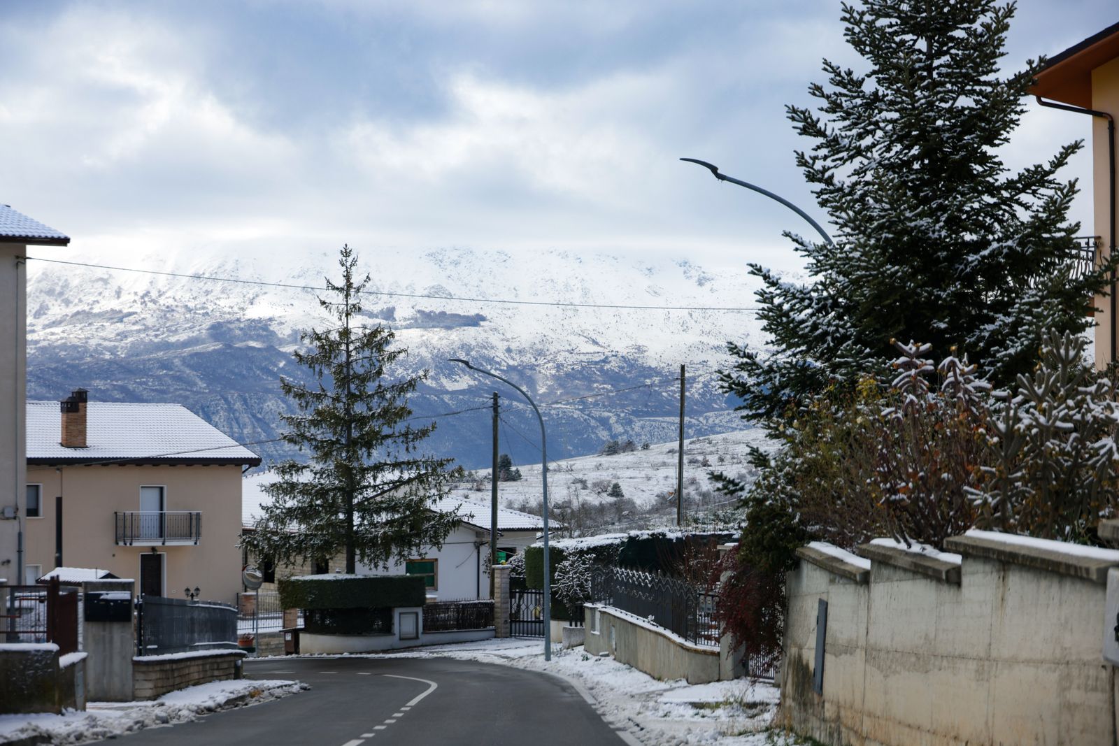 Scenic road in Italy