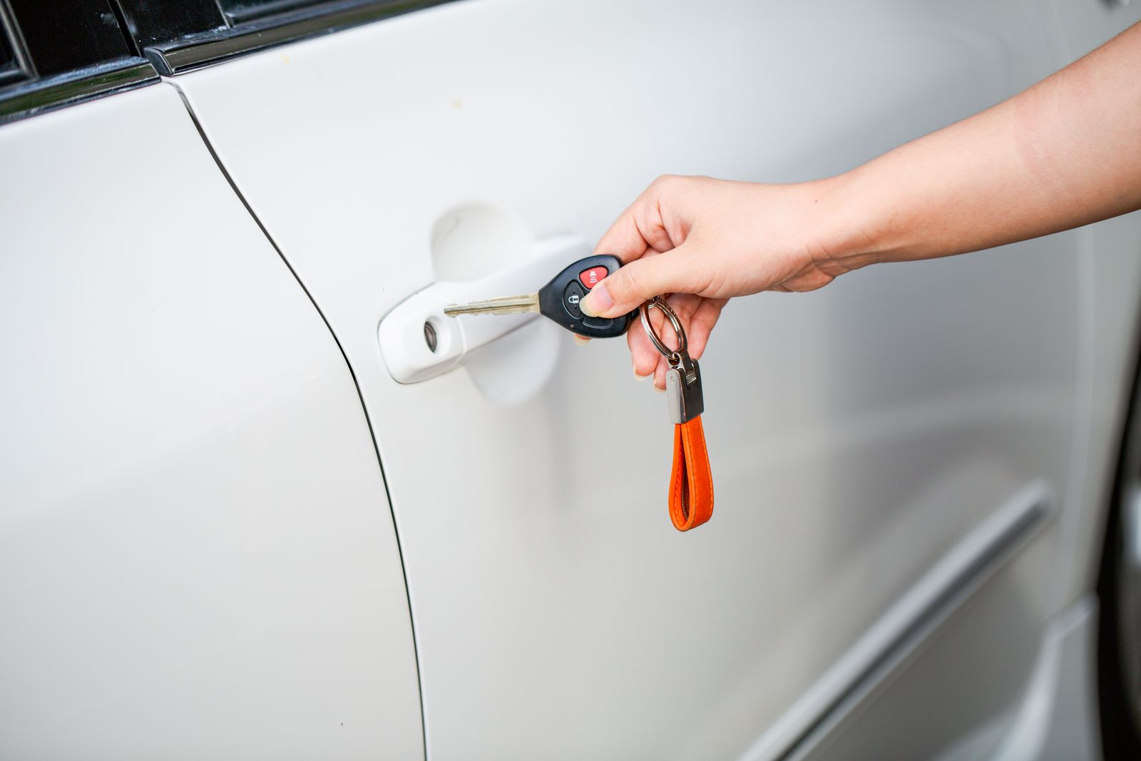 Handing over car keys